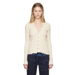 Baserange Off-White Tav Cardigan - Undyed XS